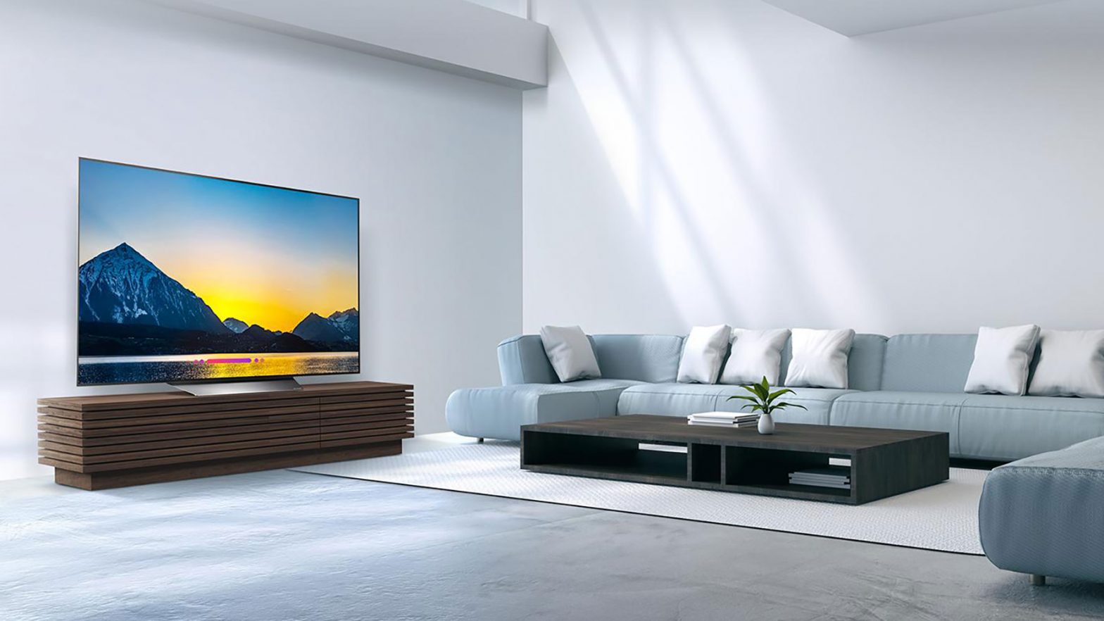 LG B8 in living room